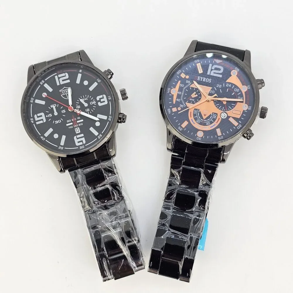 Set of 2 NEW Men's Watches Good For Birthday Graduation Gifts Men's Watch